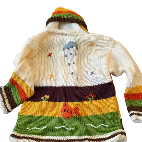 Hand knit  sweater - Picture 2 of 11